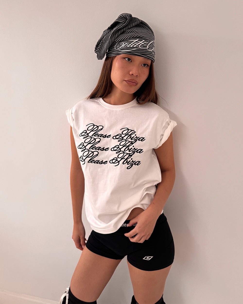 PLEASE IBIZA REGULAR TEE WHITE - Cold Culture #woman