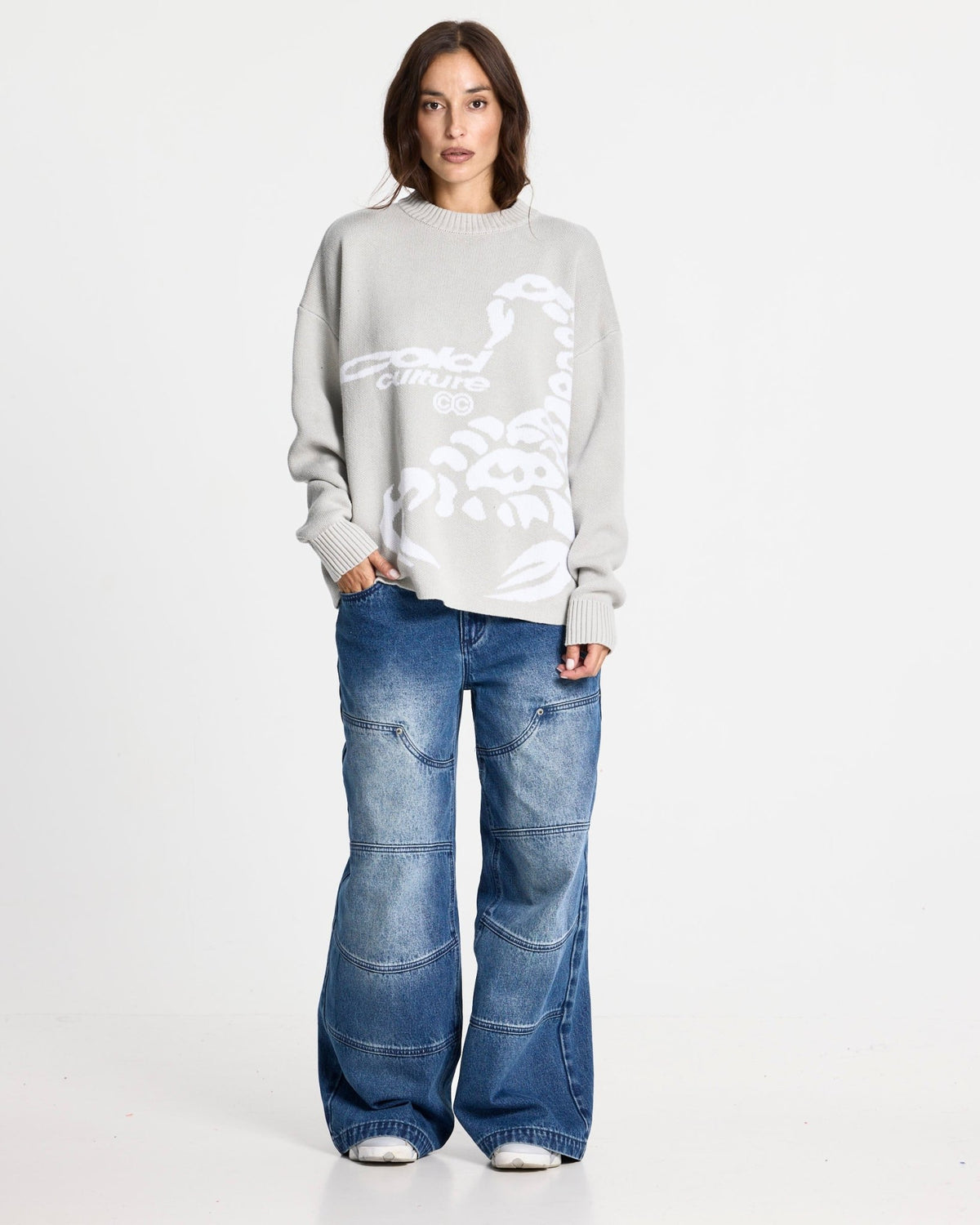 POISON KNIT COOL GREY - Cold Culture