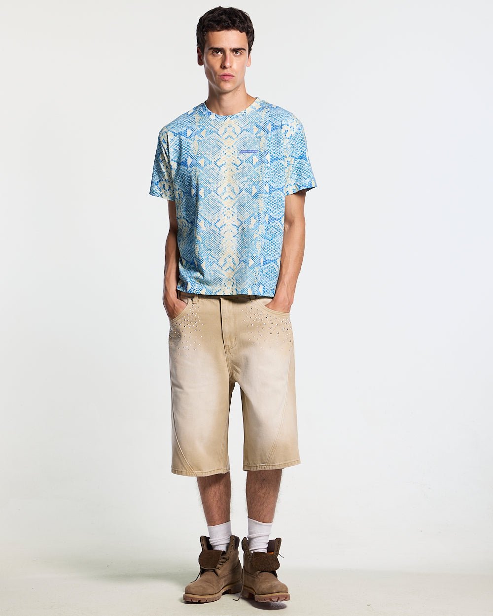 RATTLE TEE BLUE - Cold Culture #man