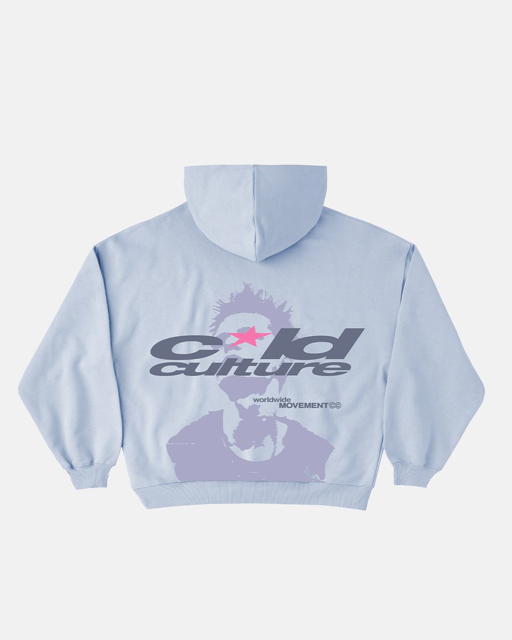 REBEL HOODIE SHADY BLUE - COLD CULTURE #packshot