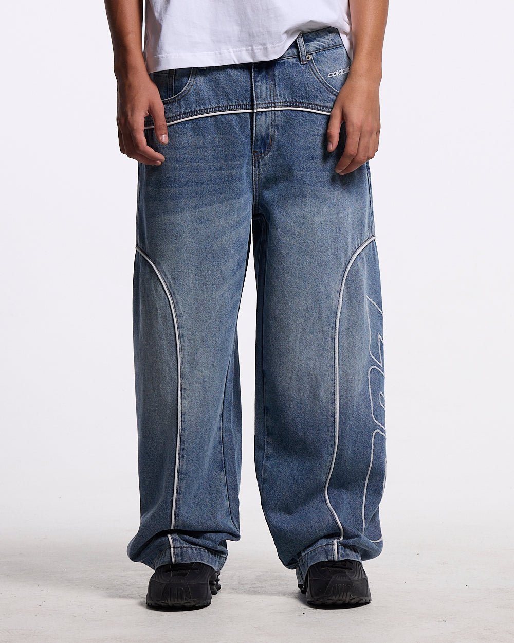 ROLLER V2 PANTS LIGHT DENIM - Cold Culture