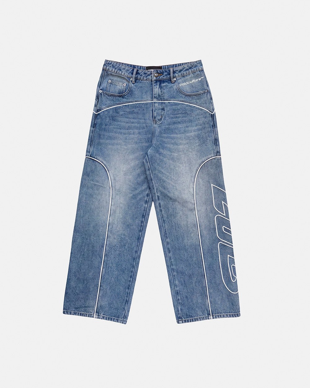 ROLLER V2 PANTS LIGHT DENIM - Cold Culture #packshot