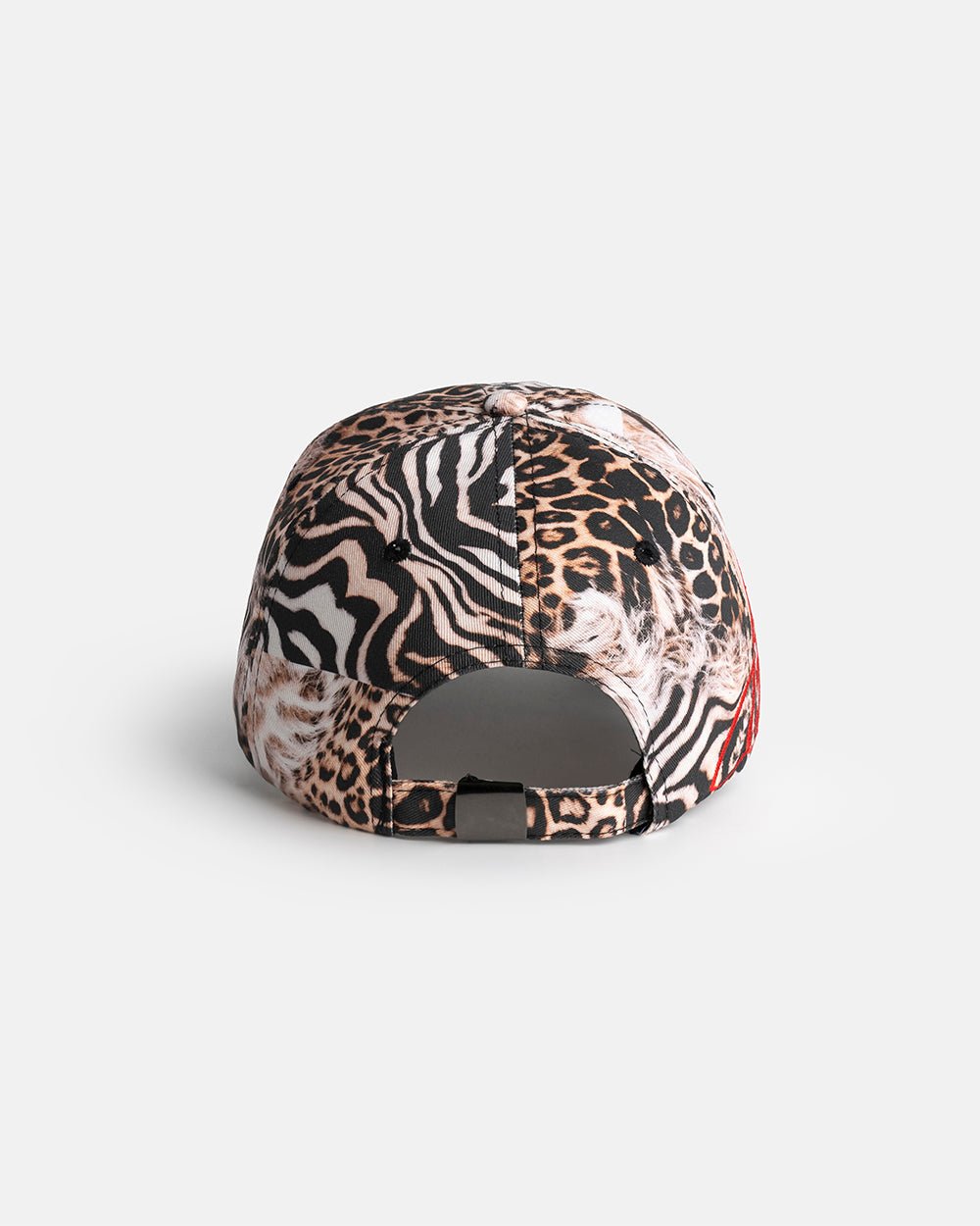 SAVAGE CAP LEOPARD - leopard print cap, back view - Cold Culture #packshot