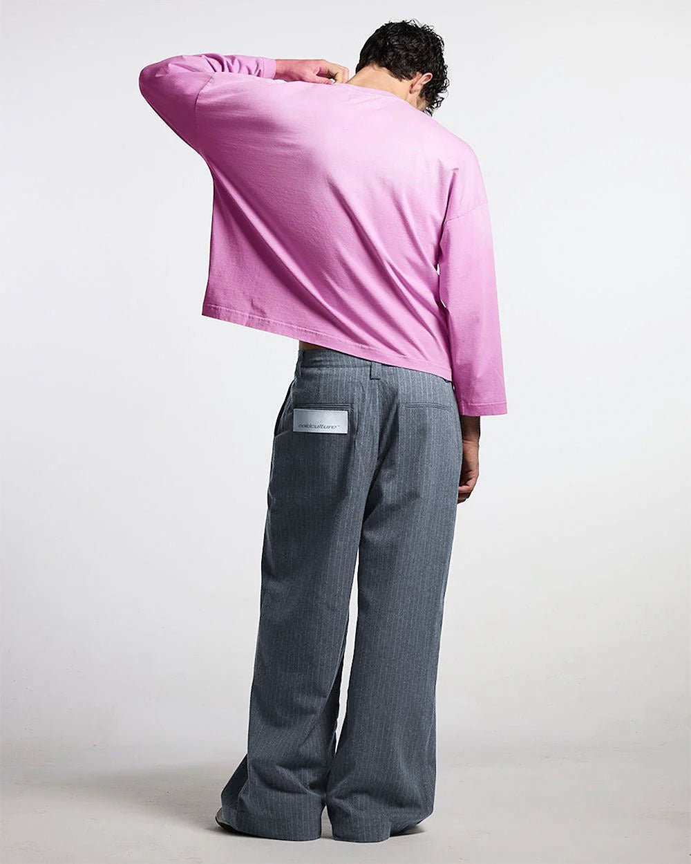 SEAM EFFECT LINE PANTS GREY - Cold Culture #man