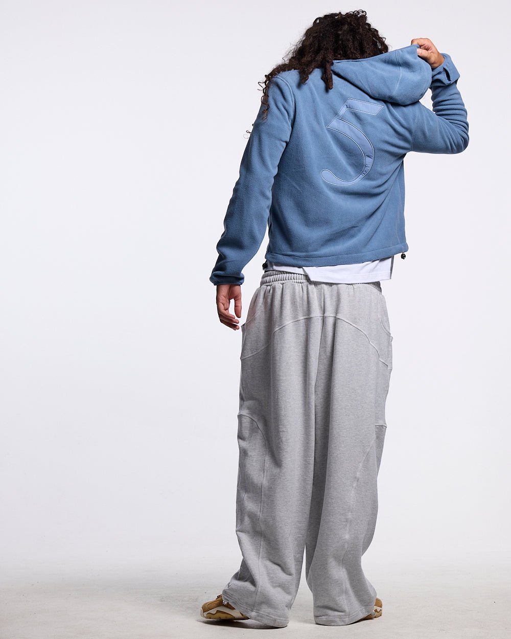 SHADOW FLEECE LIGHT BLUE - Cold Culture