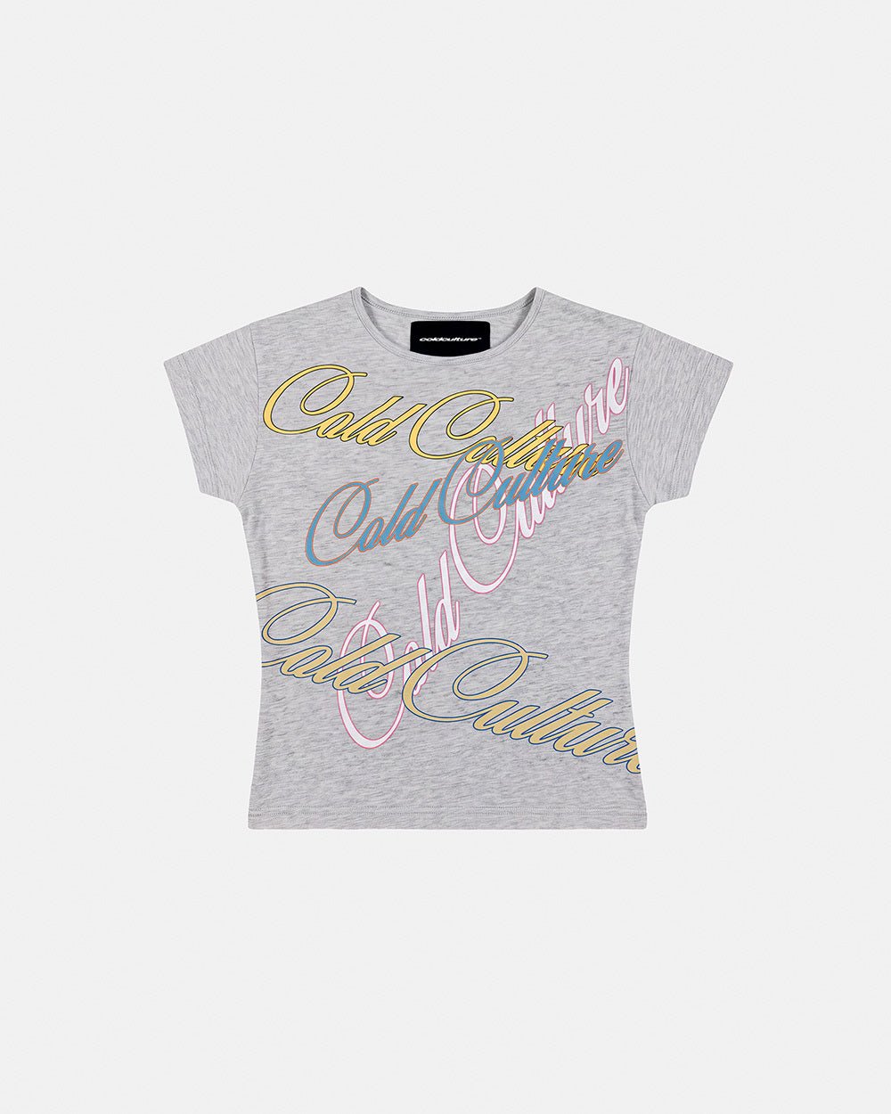 SLUGGER BABY TEE HEATHER GREY - Cold Culture #packshot