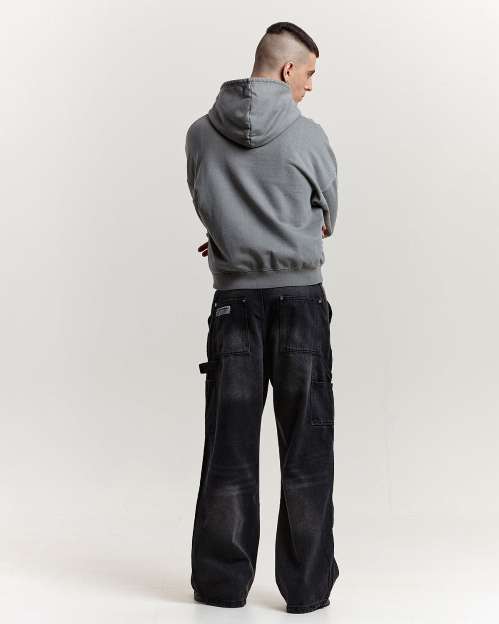 SPEED ZIP HOODIE +WASHED DUST GREY - COLD CULTURE #man