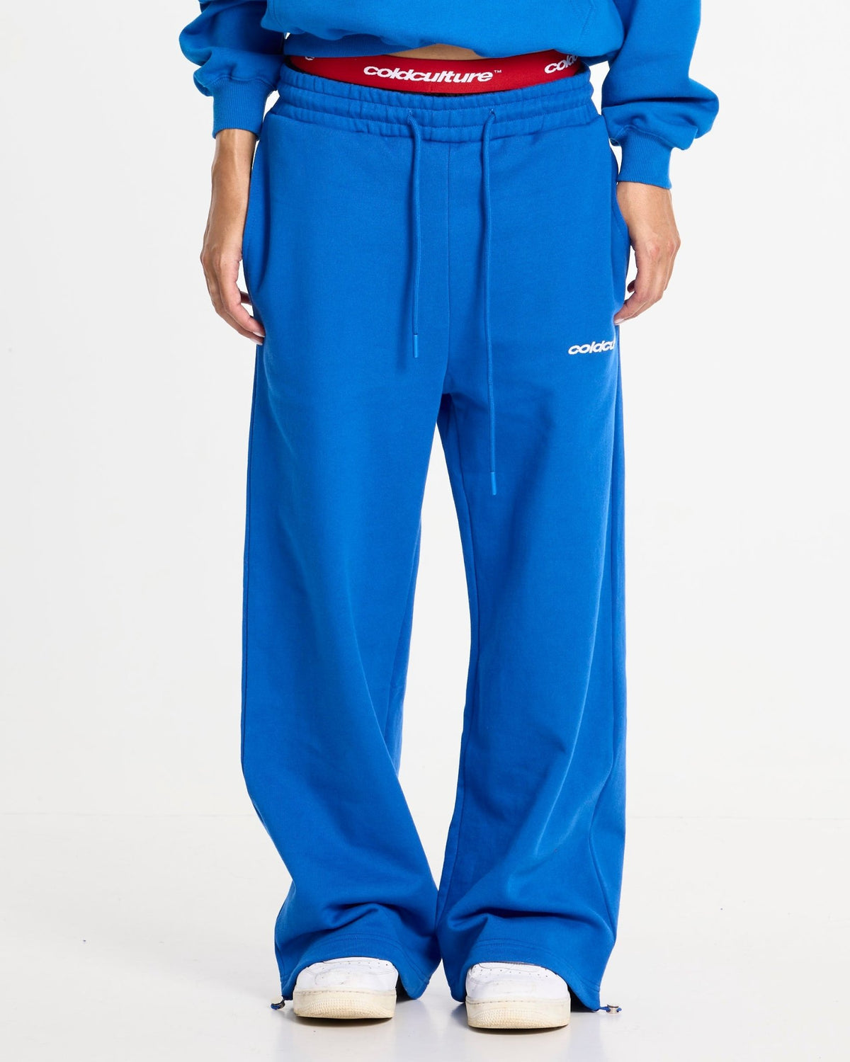 STARS SWEATPANTS BLUE - Cold Culture