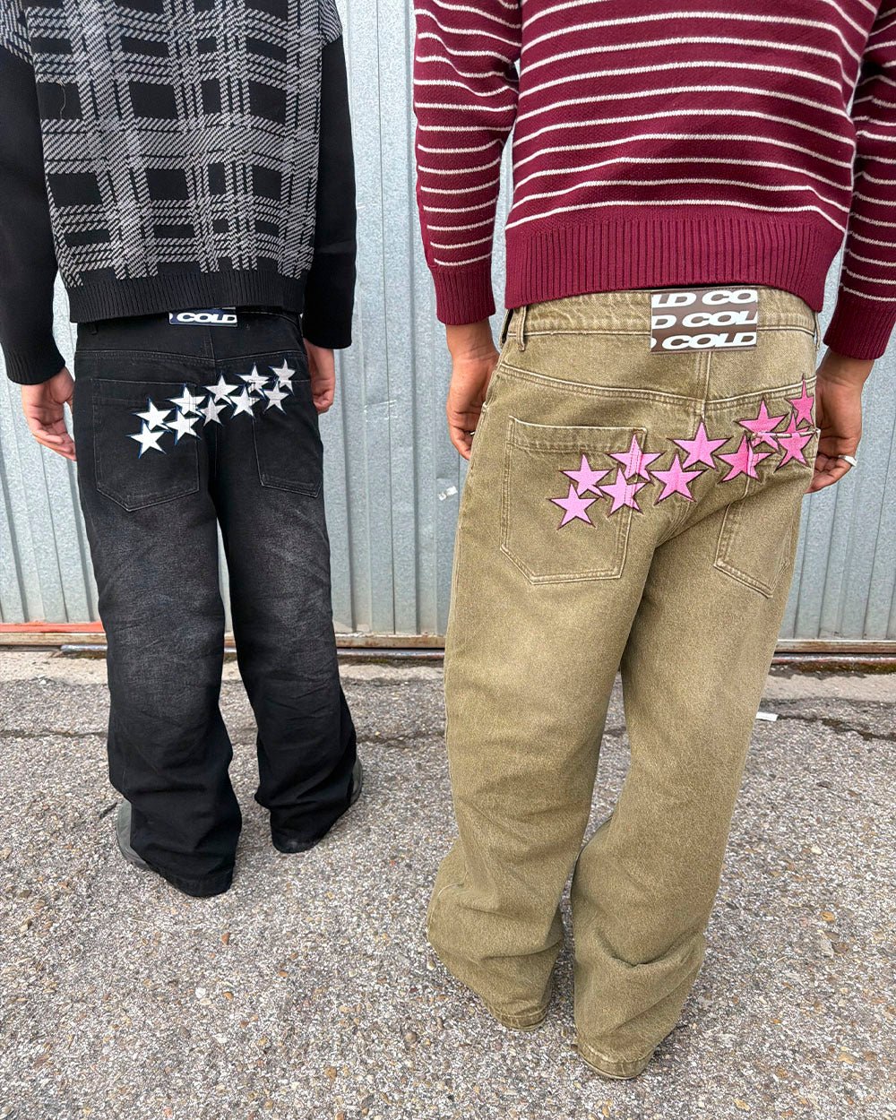 STARS V2 PANTS BLACK DENIM WASH - Cold Culture