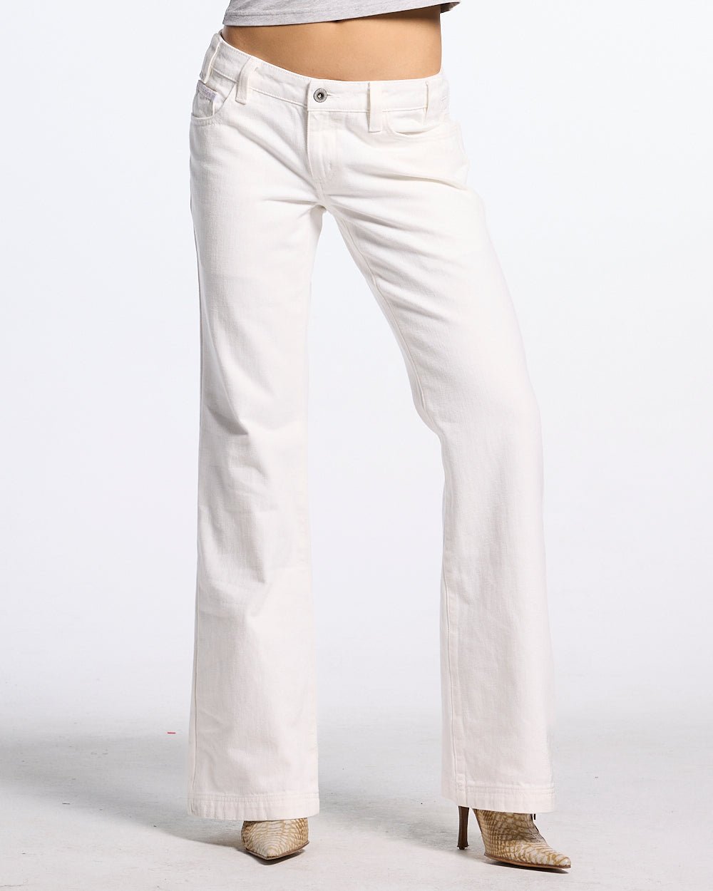 STIRRUP BOOTCUT WHITE - Cold Culture #woman