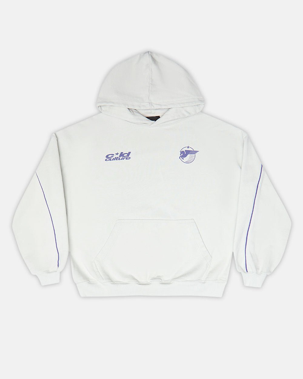 STORMWING HOODIE LIGHT GREY - COLD CULTURE #packshot