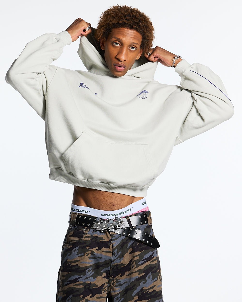STORMWING HOODIE LIGHT GREY - COLD CULTURE #man
