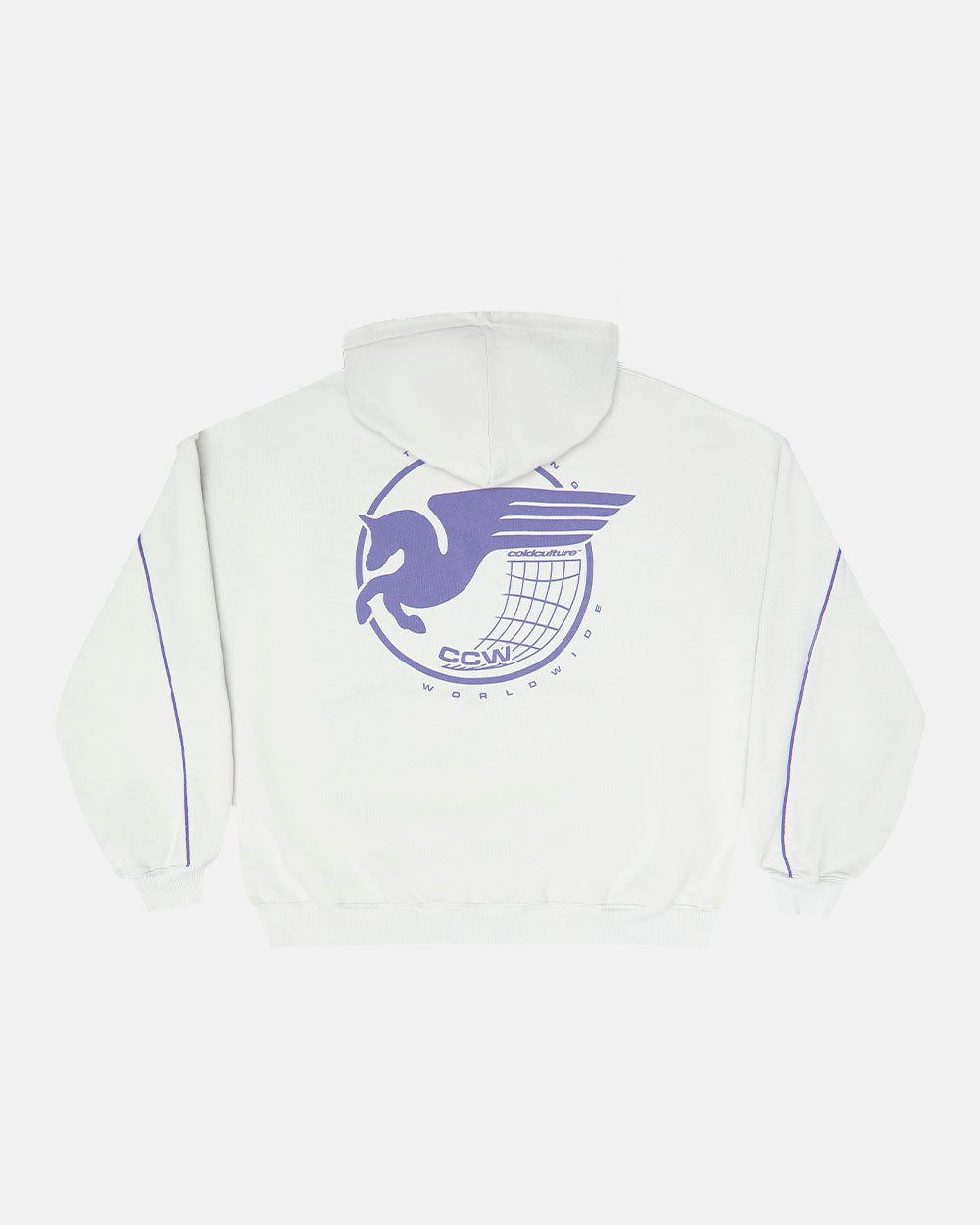 STORMWING HOODIE LIGHT GREY - COLD CULTURE #packshot