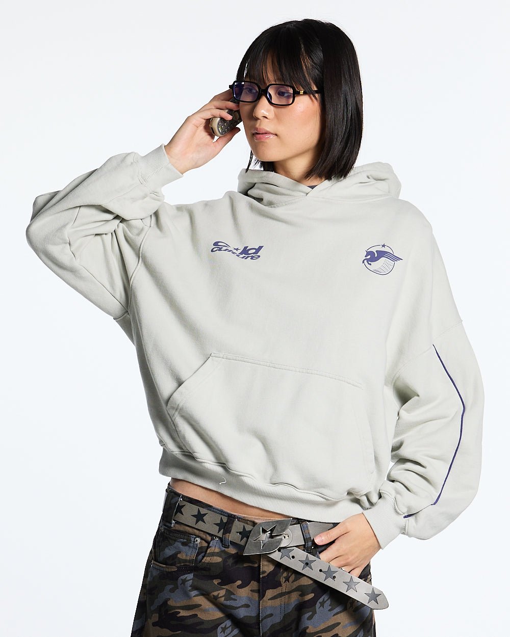 STORMWING HOODIE LIGHT GREY - COLD CULTURE #woman