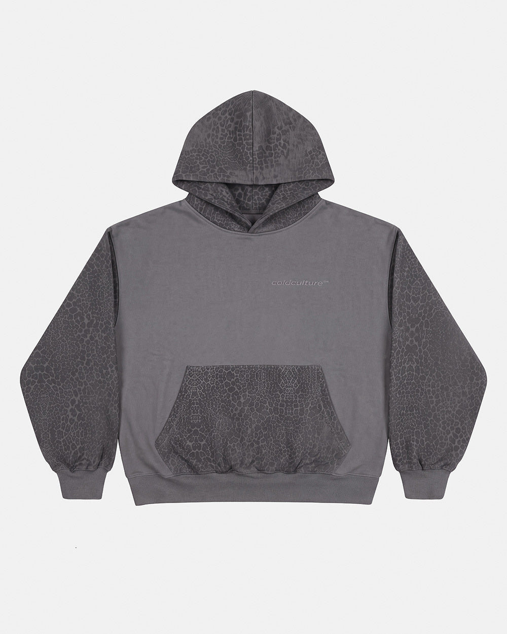 STRIPE HOODIE GREY - Cold Culture #packshot