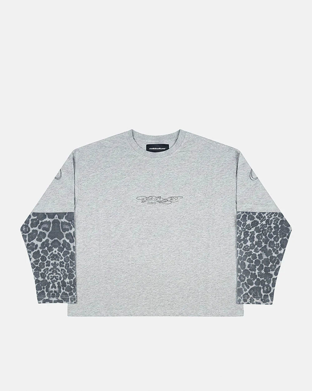 TABBY DOUBLE LONGSLEEVE TEE HEATHER GREY - Cold Culture #packshot