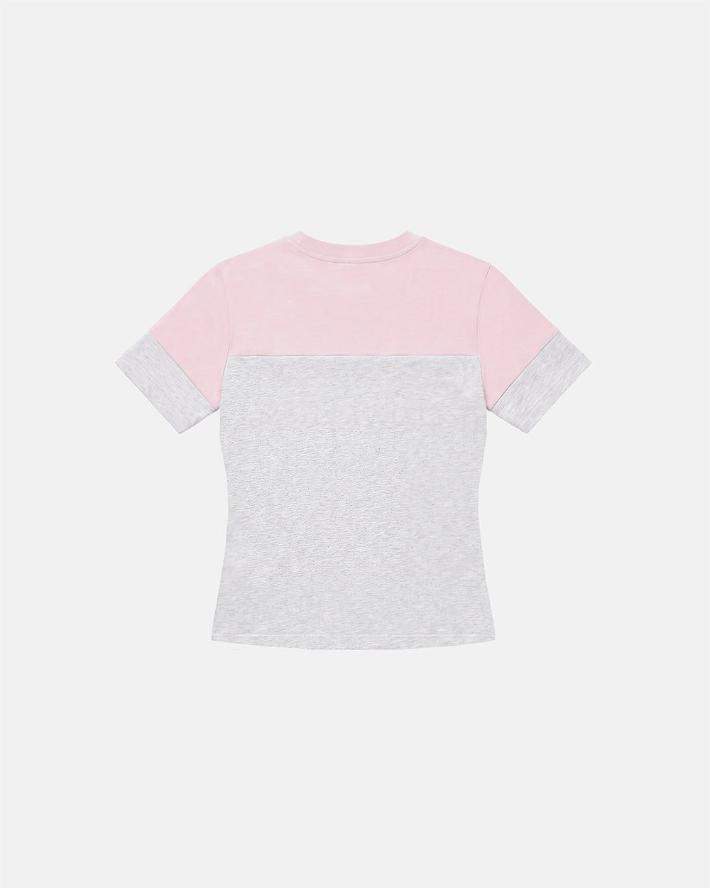 TRIAD BABY TEE WOMAN BABY PINK & HEATHER GREY - Cold Culture #packshot