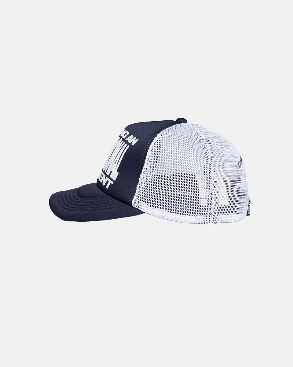 TYPE MODIFICATION TRUCKER CAP BLACKISH BLUE - Cold Culture #packshot