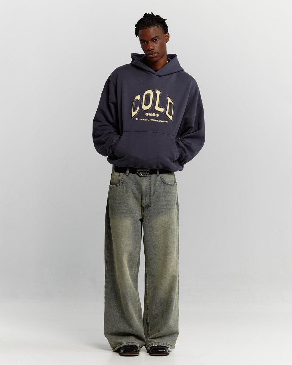 VARSITY HOODIE DARK BLUE - COLD CULTURE #man