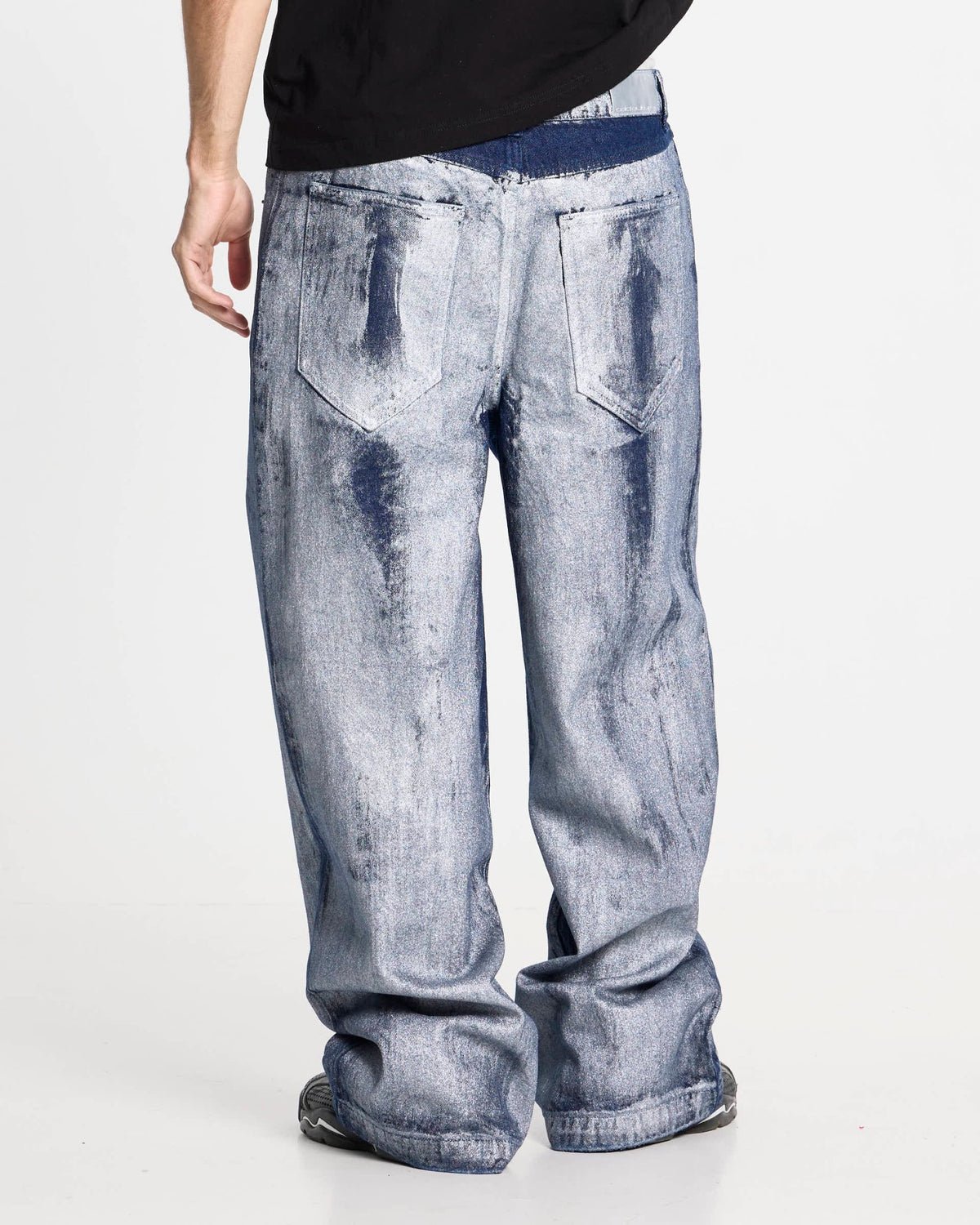 WAXED V2 PANTS MAN DENIM - Cold Culture