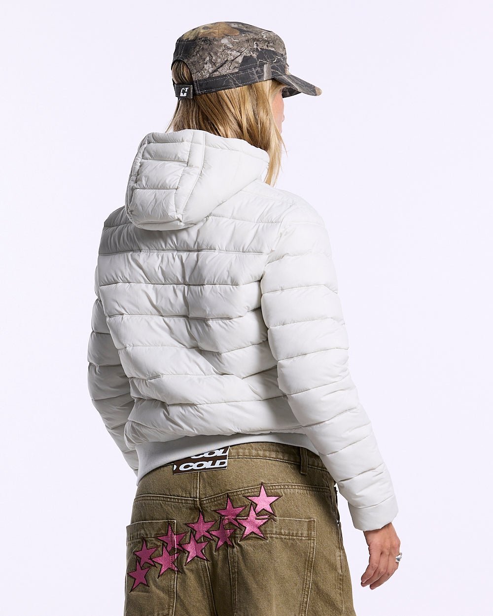 WHEEL PUFFER WHITE - Cold Culture