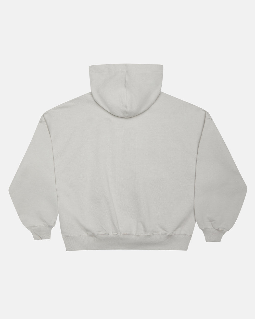 WILD CAMO HOODIE LIGHT GREY - light grey graphic print hoodie, back view - Cold Culture #packshot