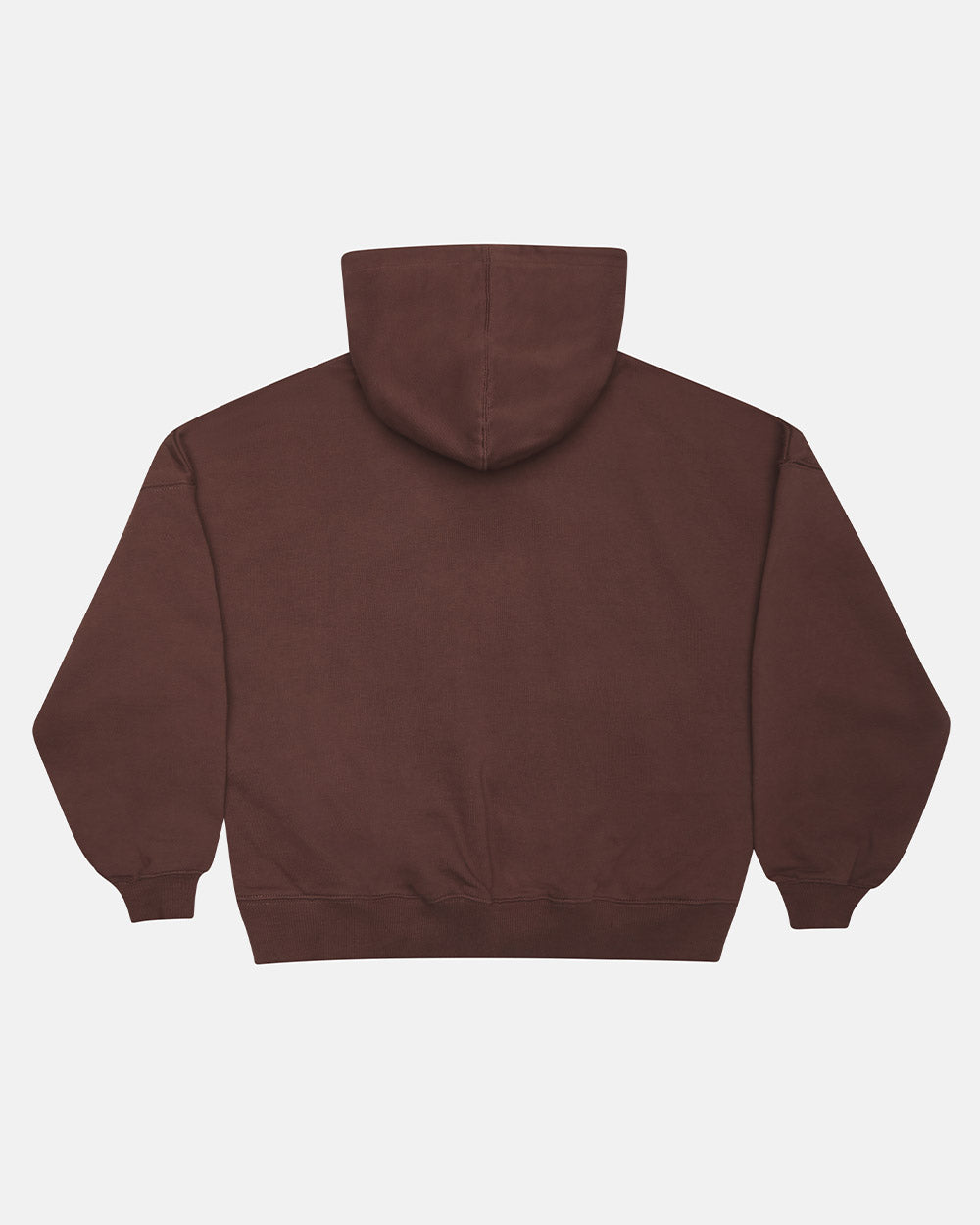 WILD SNAKE HOODIE BROWN - brown graphic print hoodie, back view - Cold Culture #packshot