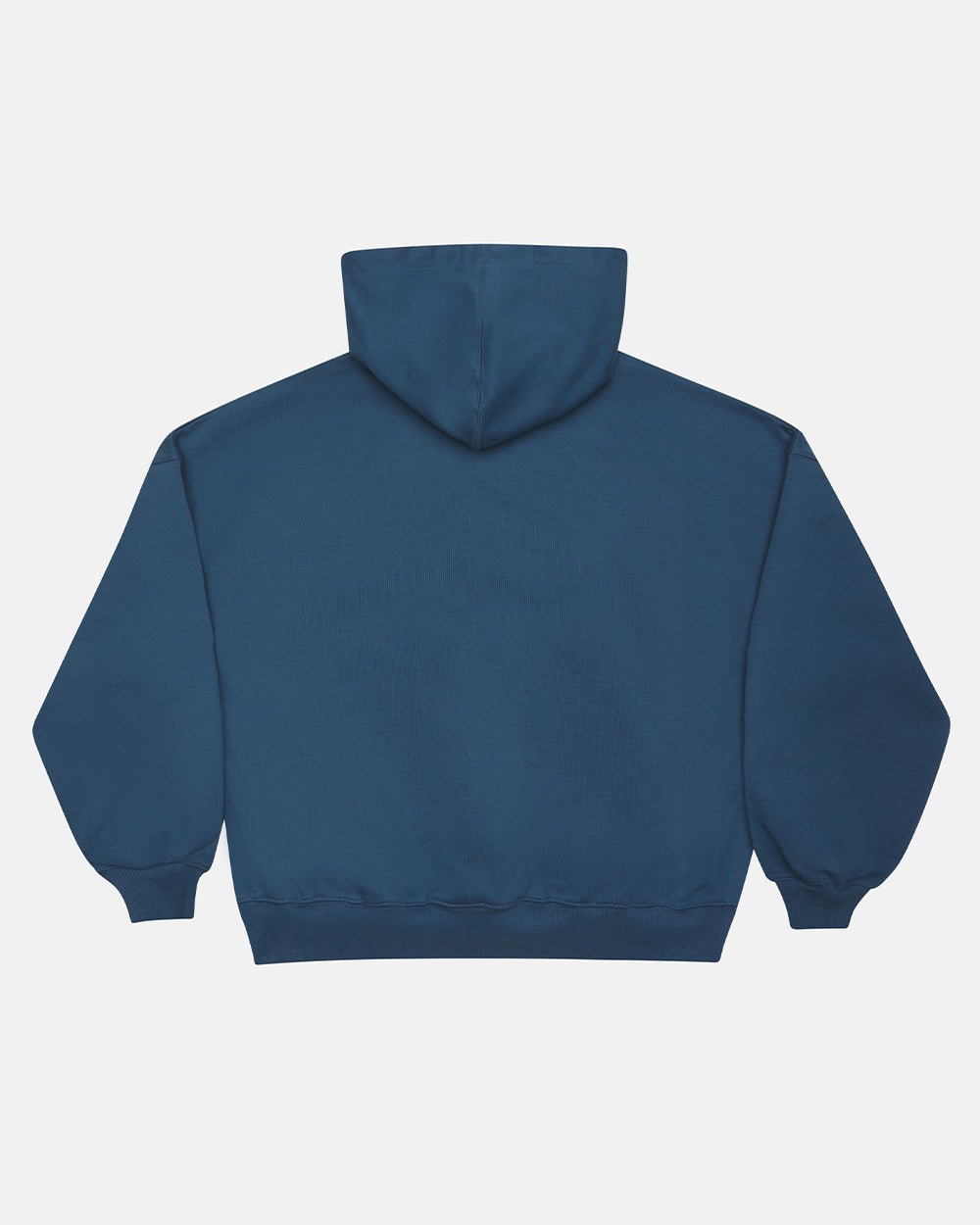 WILD SNAKE HOODIE NAVY BLUE - navy blue graphic print hoodie, back view - Cold Culture #packshot