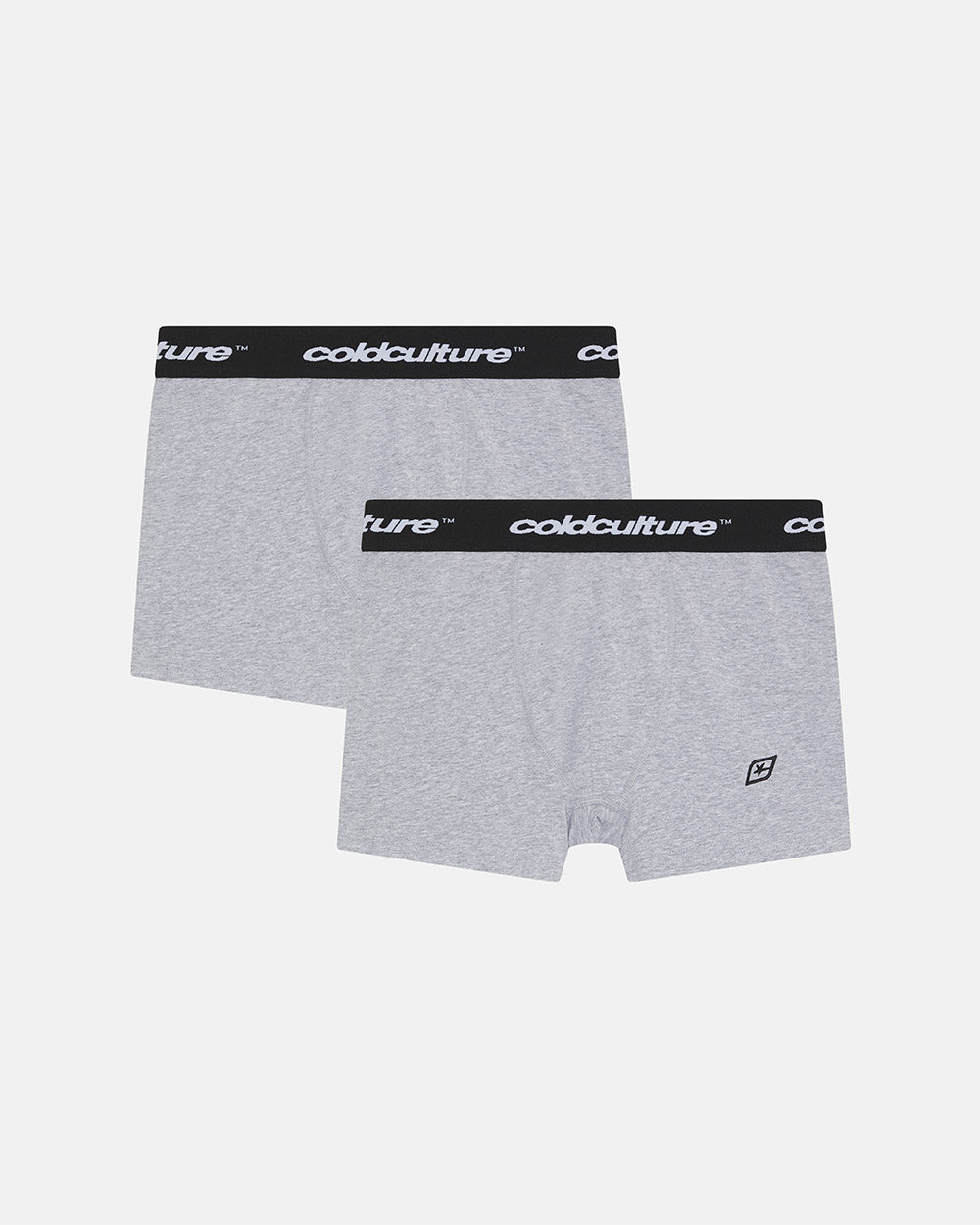 BASIC BOXERS PACK GREY - grey boxers pack, flat lay with matching pieces - Cold Culture #packshot