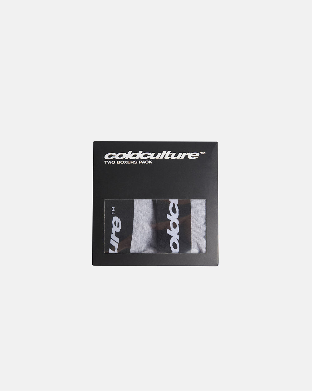 BASIC BOXERS PACK GREY - grey boxers pack, flat lay - Cold Culture #packshot