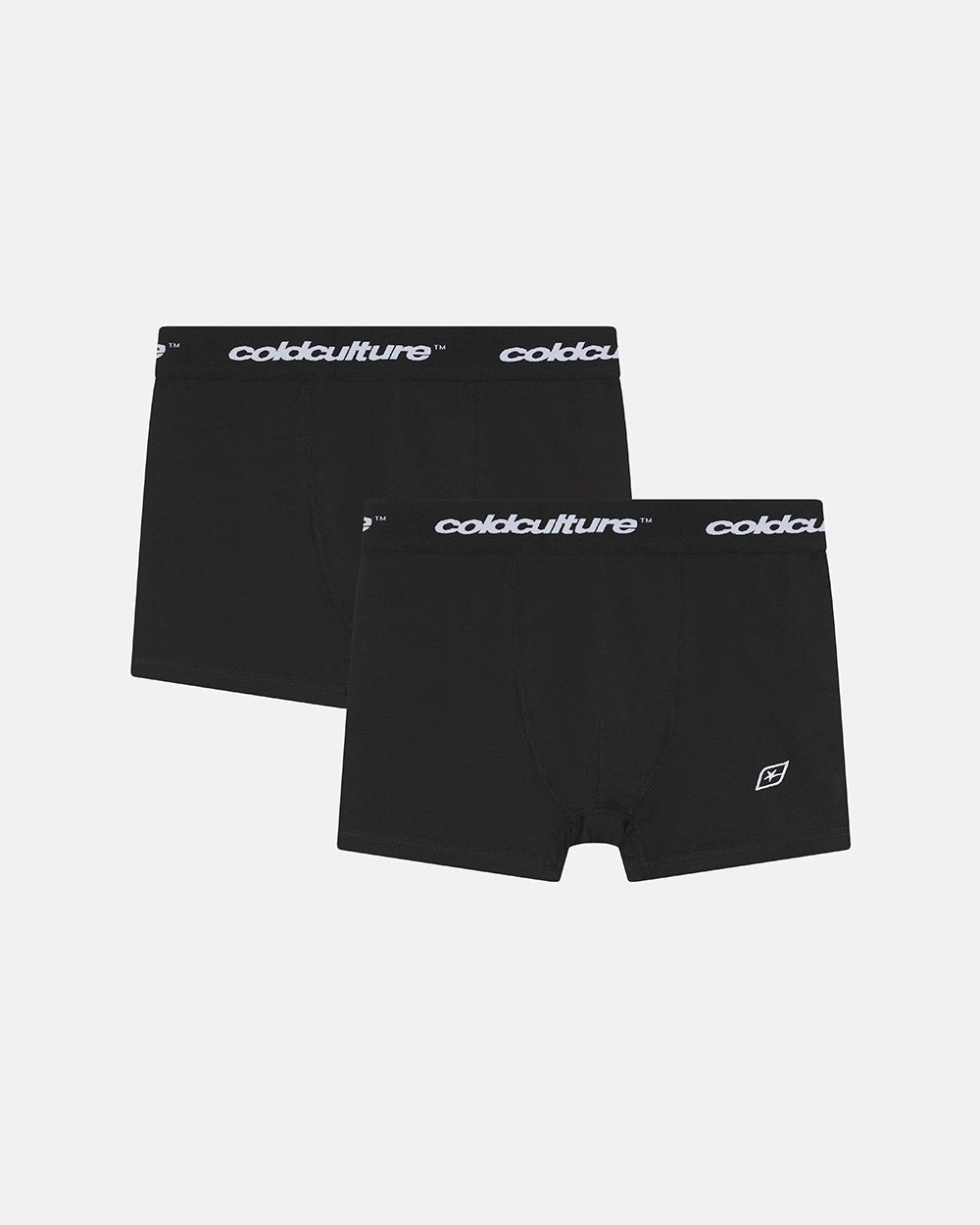 BASIC BOXERS PACK BLACK - black boxers pack, flat lay with matching pieces - Cold Culture #packshot