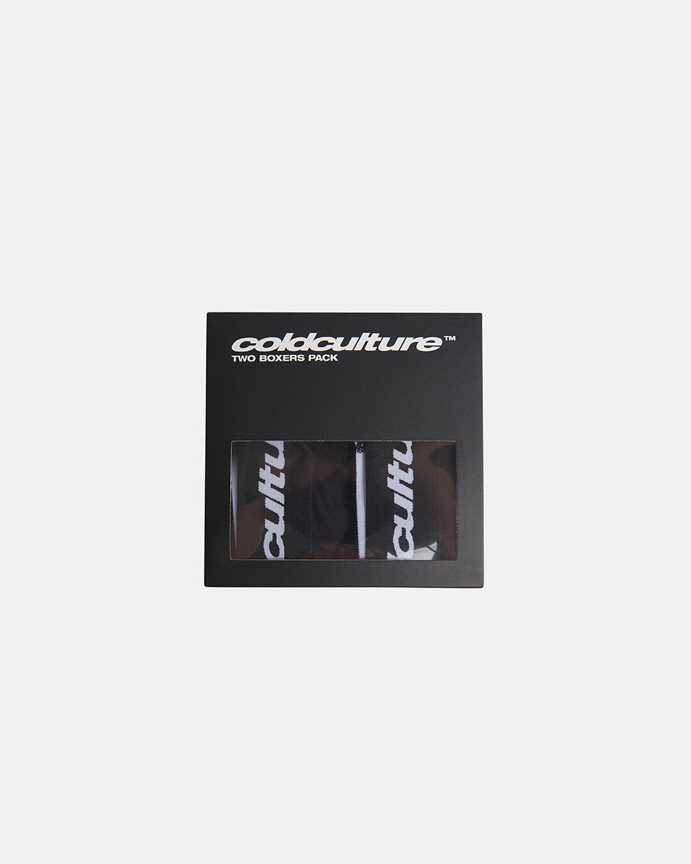 BASIC BOXERS PACK BLACK - black boxers pack, flat lay - Cold Culture #packshot