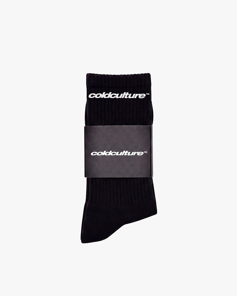 2 PACK BASIC SOCKS BLACK - Cold Culture #packshot