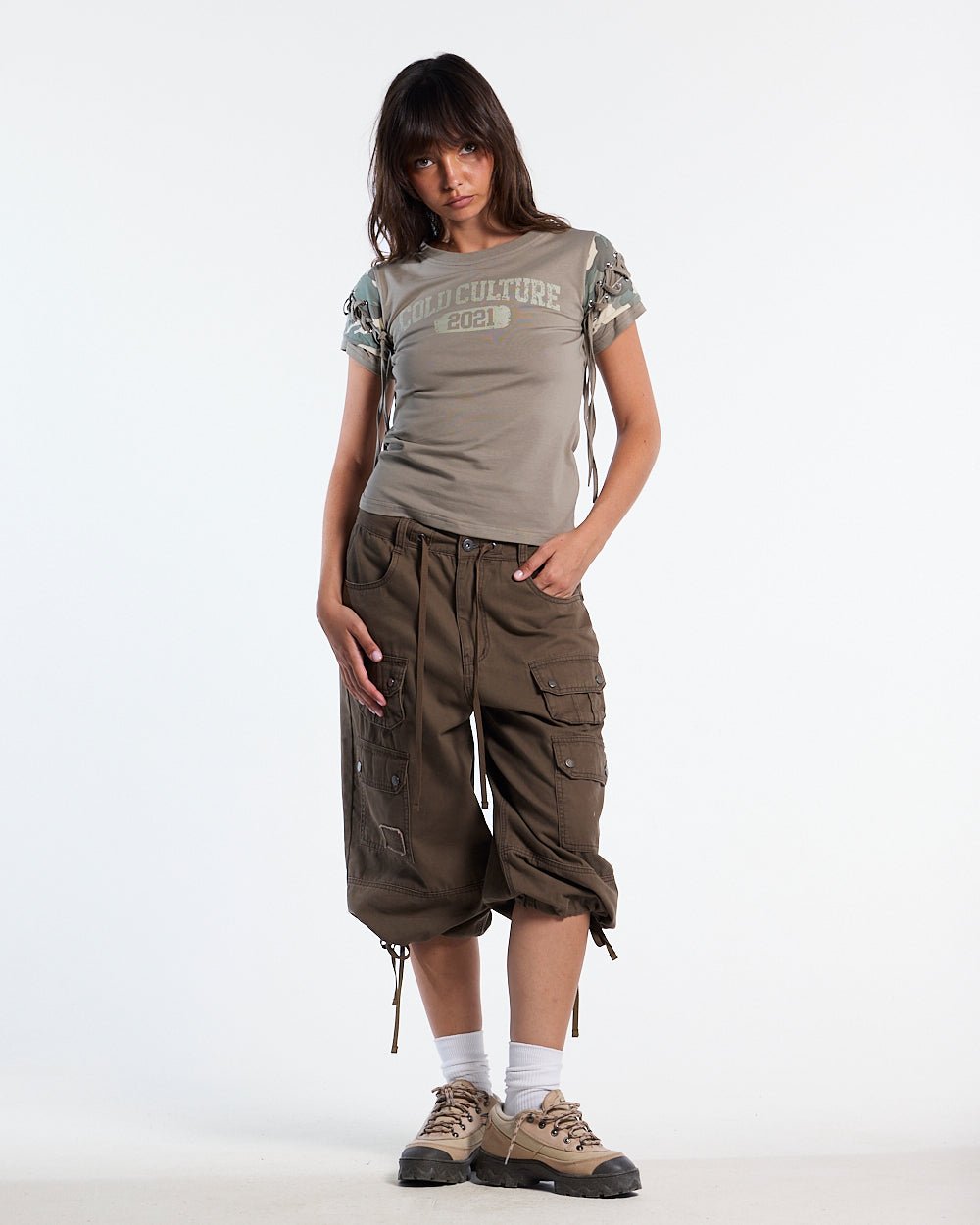 2021 BABY TEE GREEN - DELAYED DELIVERY - Cold Culture #woman