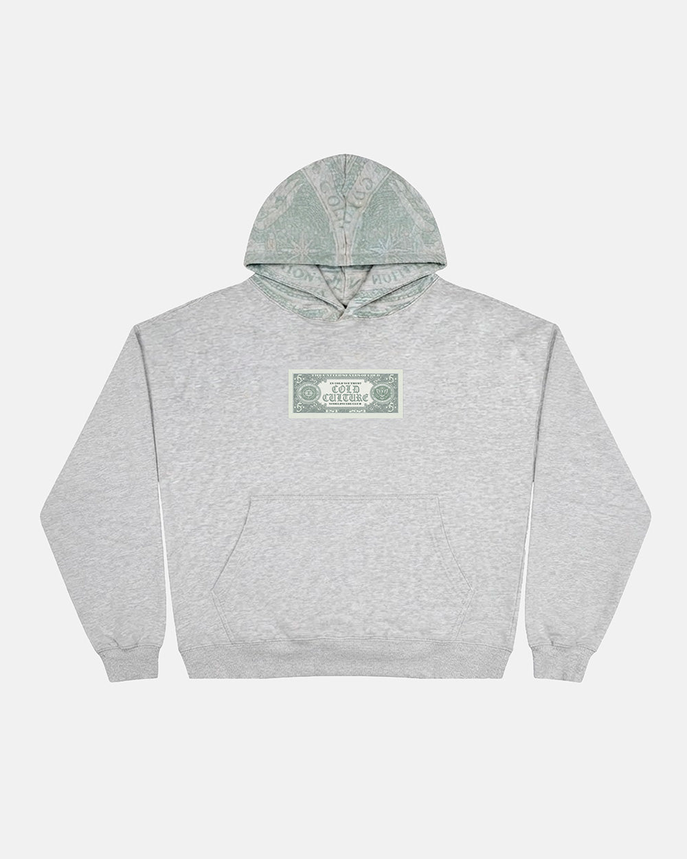 BANDS HOODIE MAN HEATHER GREY