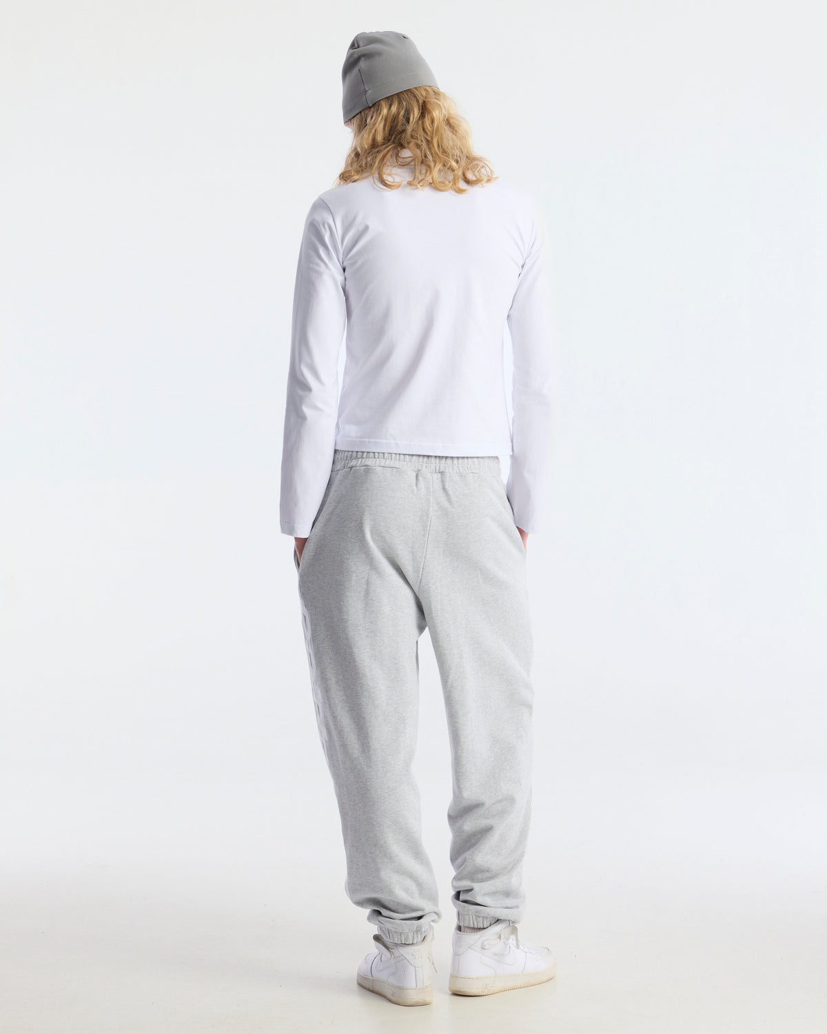 VERTICAL SWEATPANTS HEATHER GREY - Cold Culture #man