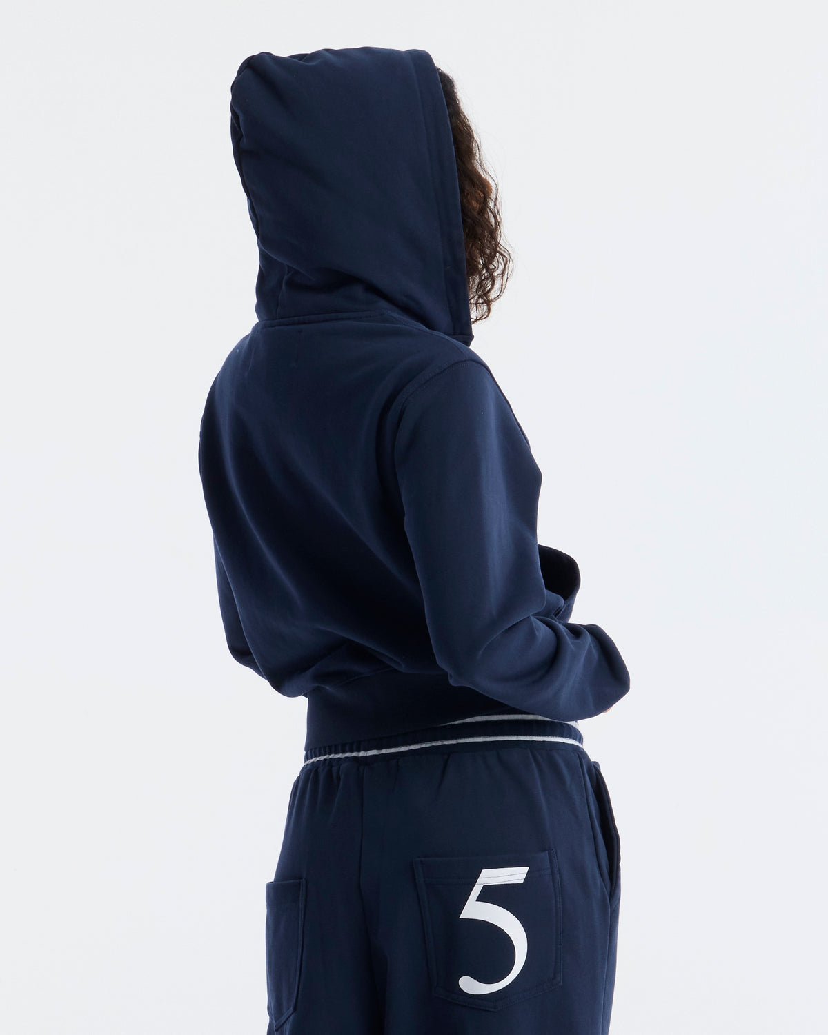 SWING ZIP HOODIE NAVY - Cold Culture #woman