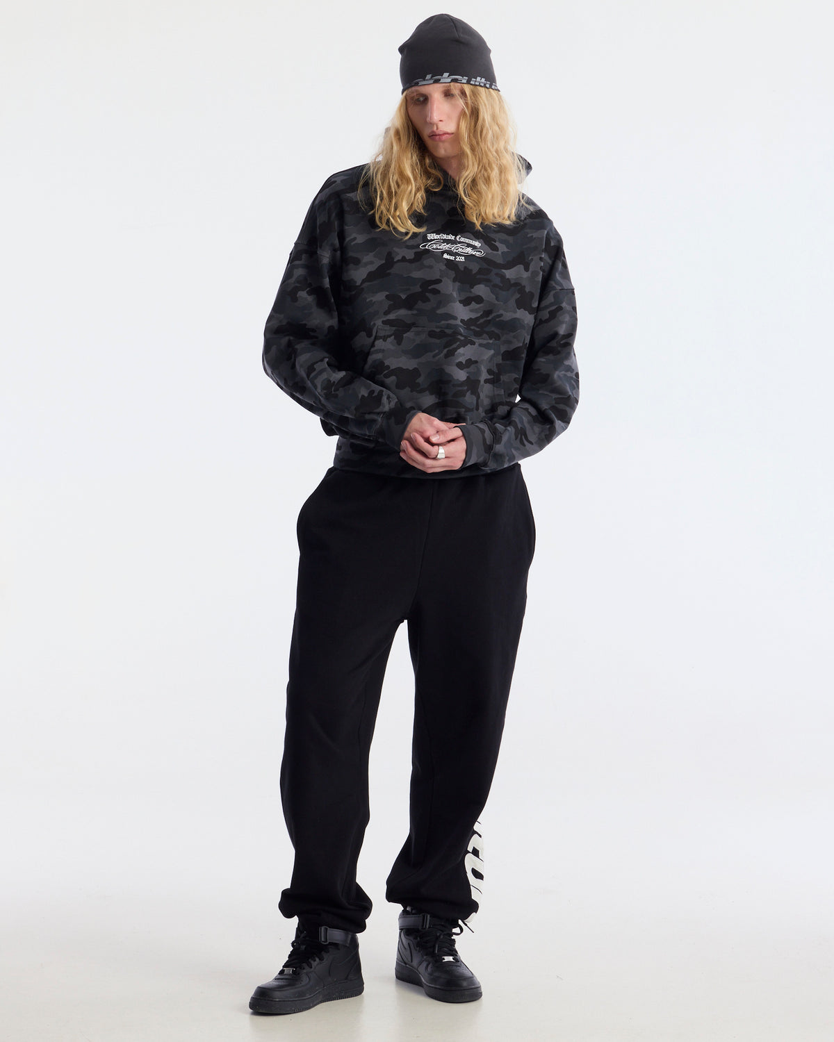 VERTICAL SWEATPANTS BLACK - Cold Culture #man