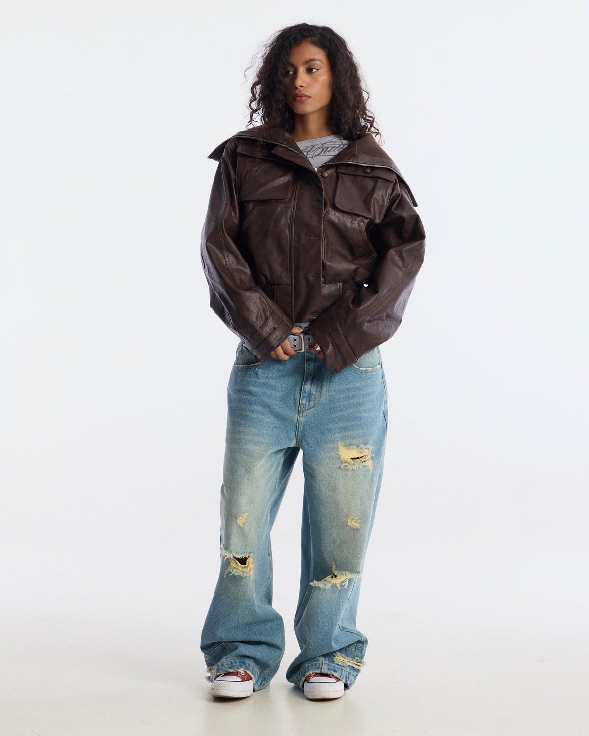 BUNKER BOMBER BROWN - Cold Culture #woman