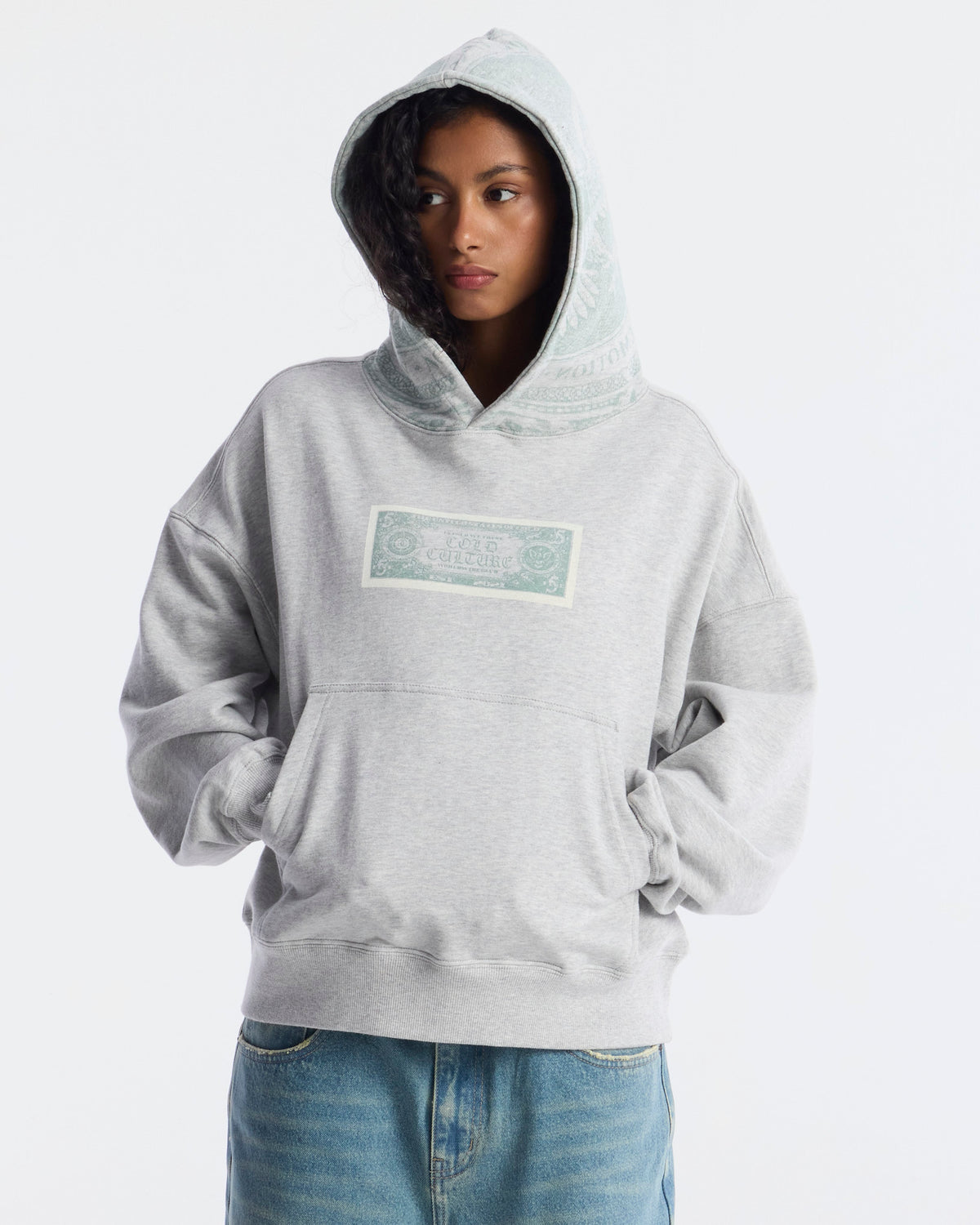 BANDS HOODIE MAN HEATHER GREY - Cold Culture #woman