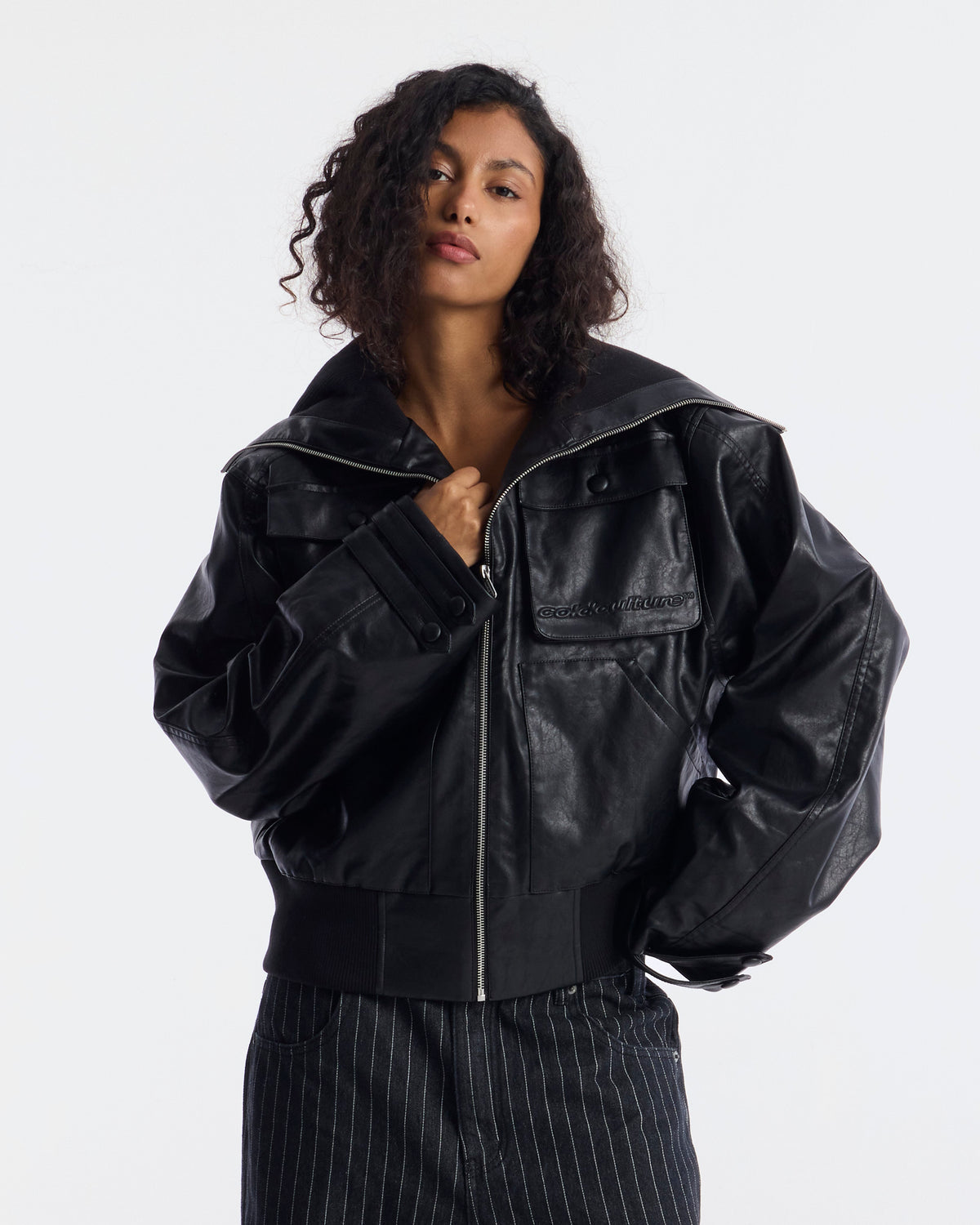BUNKER BOMBER BLACK - Cold Culture #woman