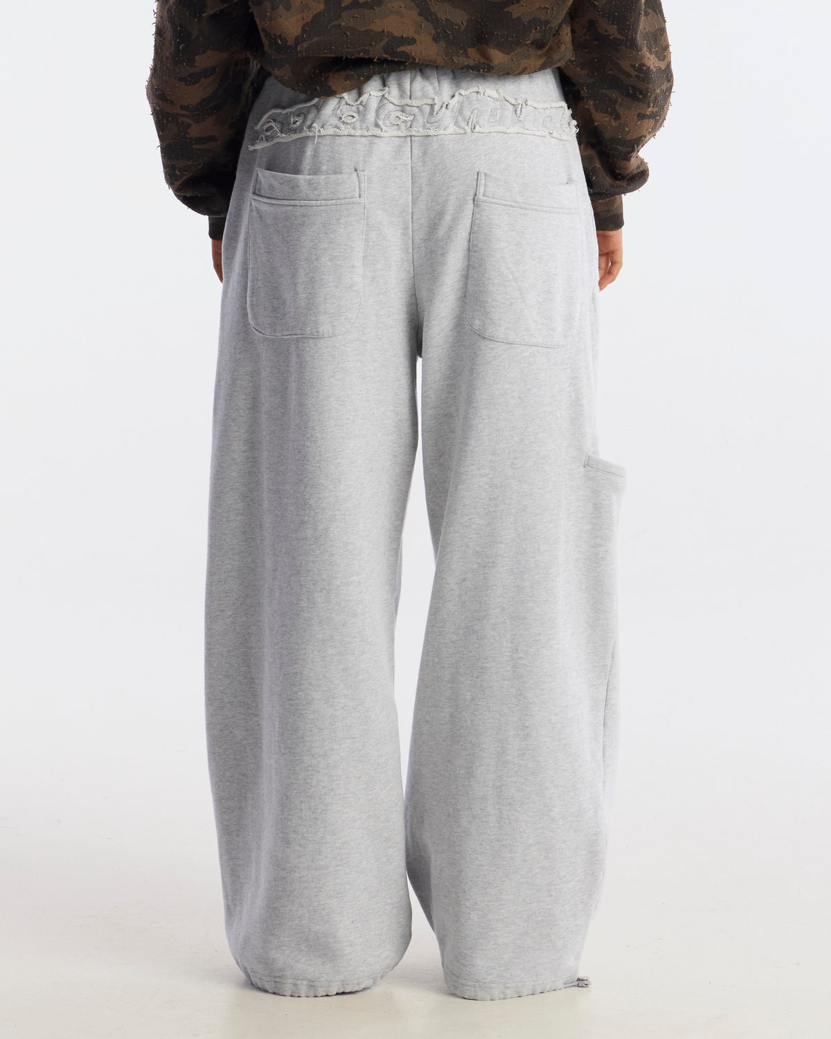 DISTRESS SWEATPANTS HEATHER GREY