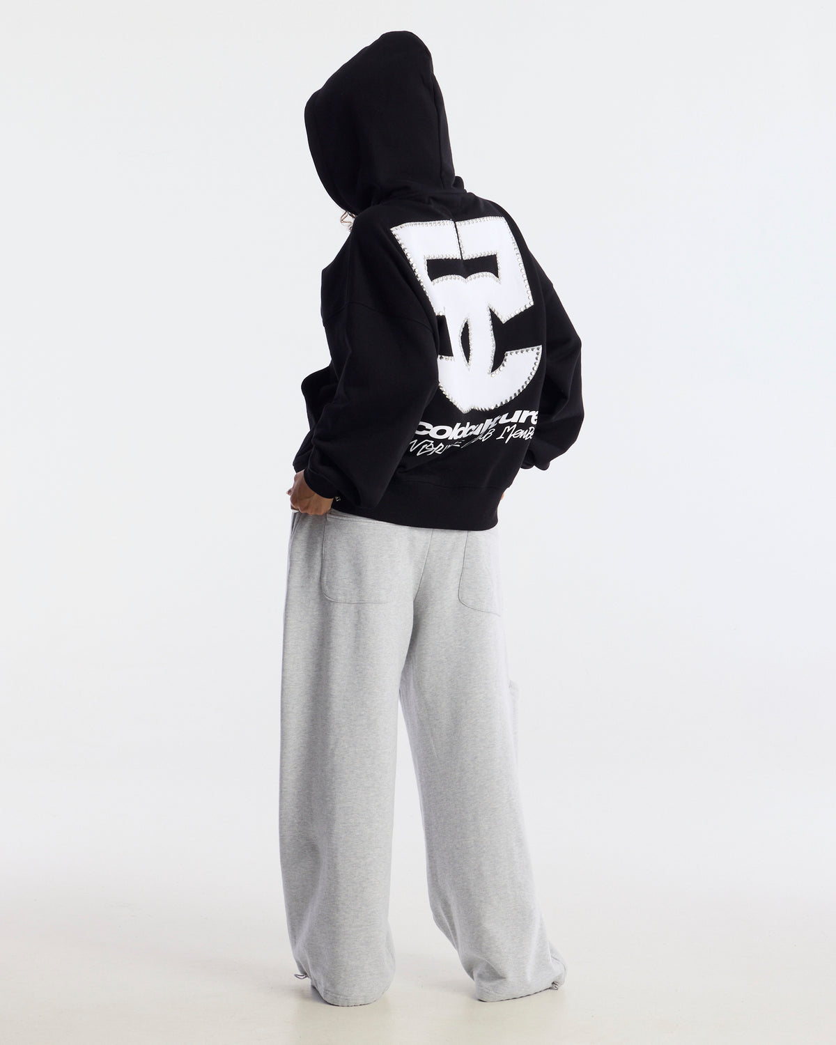 DISTRESS SWEATPANTS HEATHER GREY