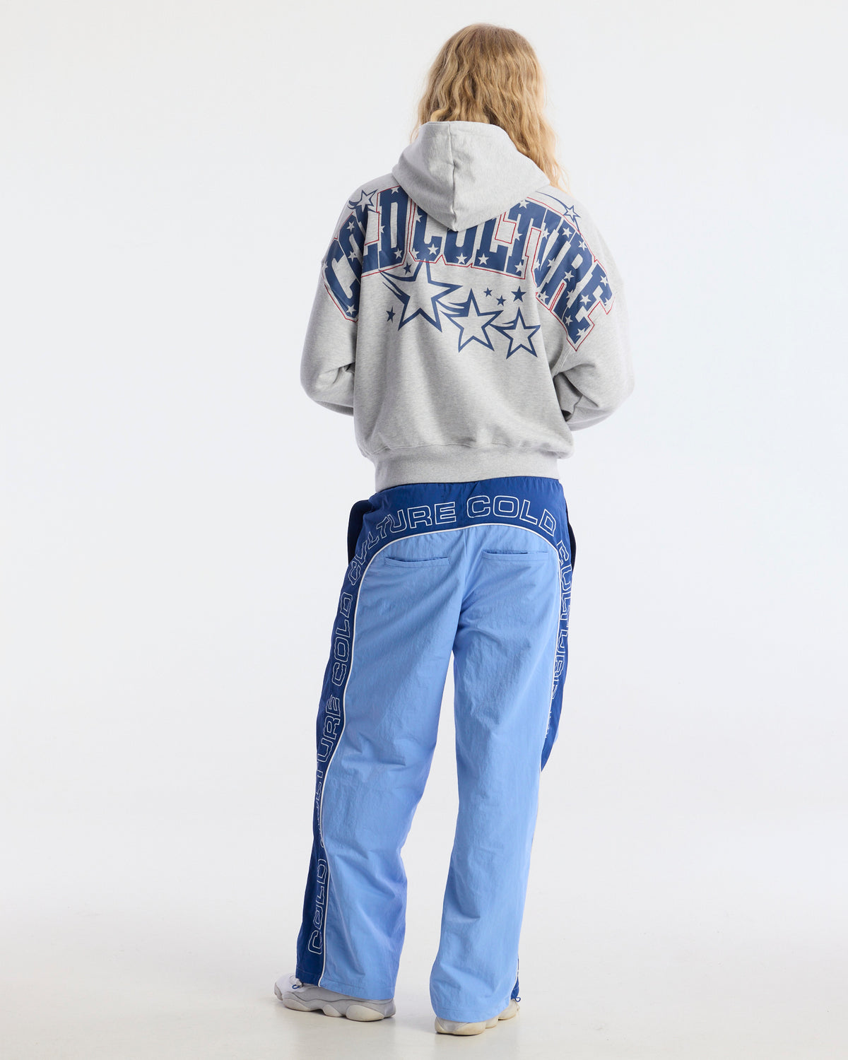OVERCUT SWEATPANTS BLUE - Cold Culture #man