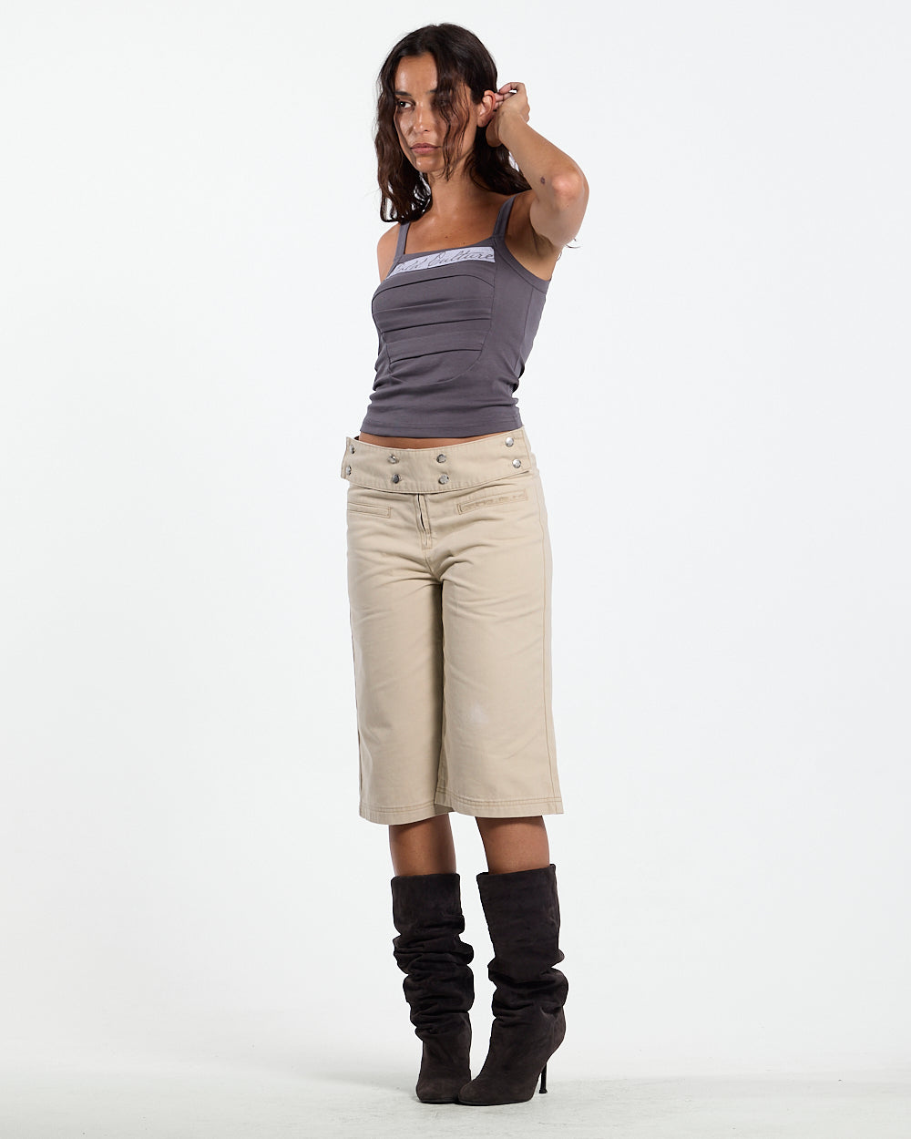 WHISK CAPRI PANTS OFF-WHITE - Cold Culture #woman