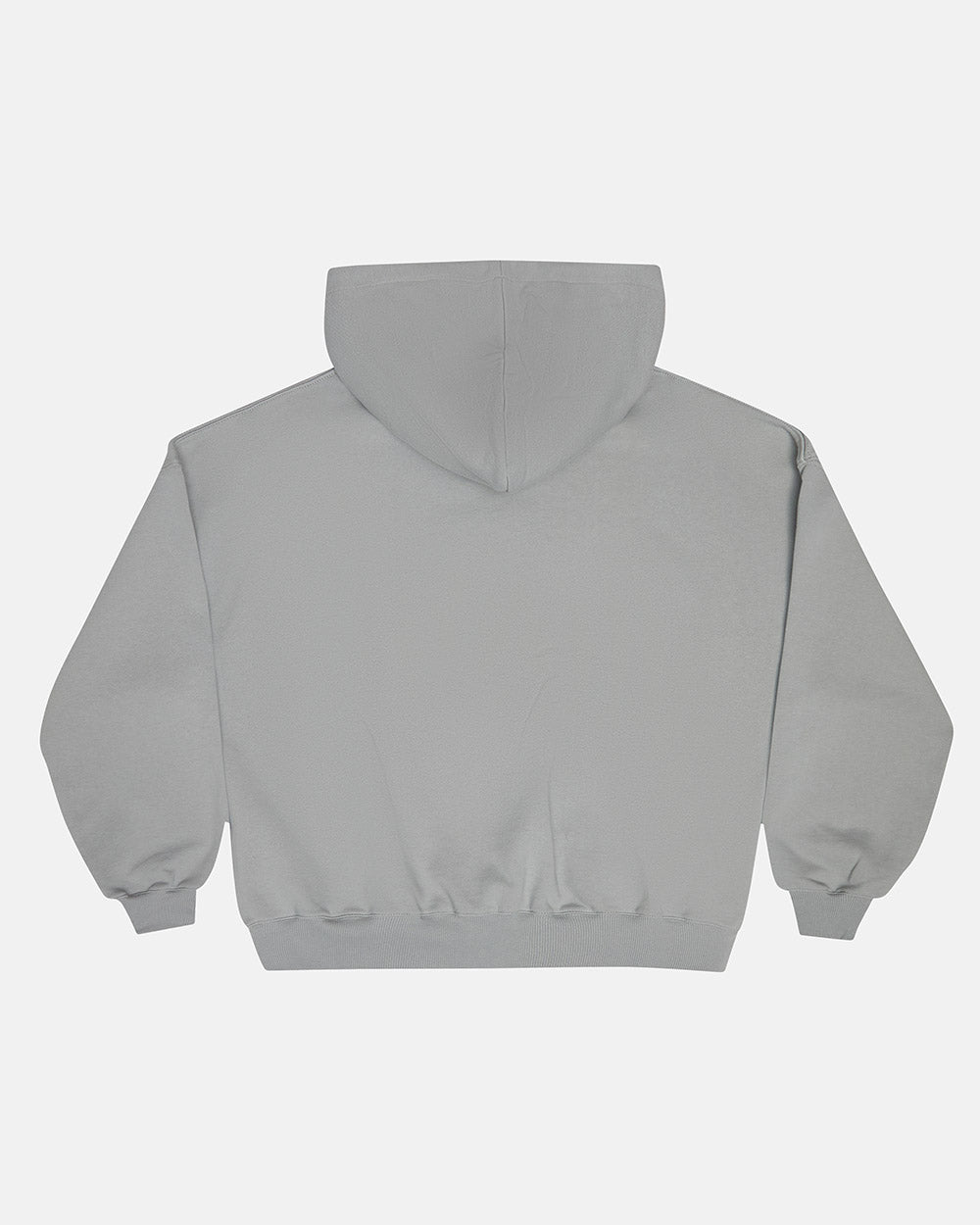 GRAFFITI HOODIE GREY - grey graphic print hoodie, back view - Cold Culture #packshot
