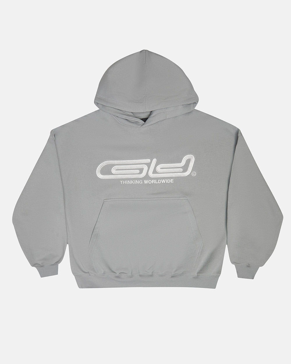 GRAFFITI HOODIE GREY - grey graphic print hoodie, front view - Cold Culture #packshot