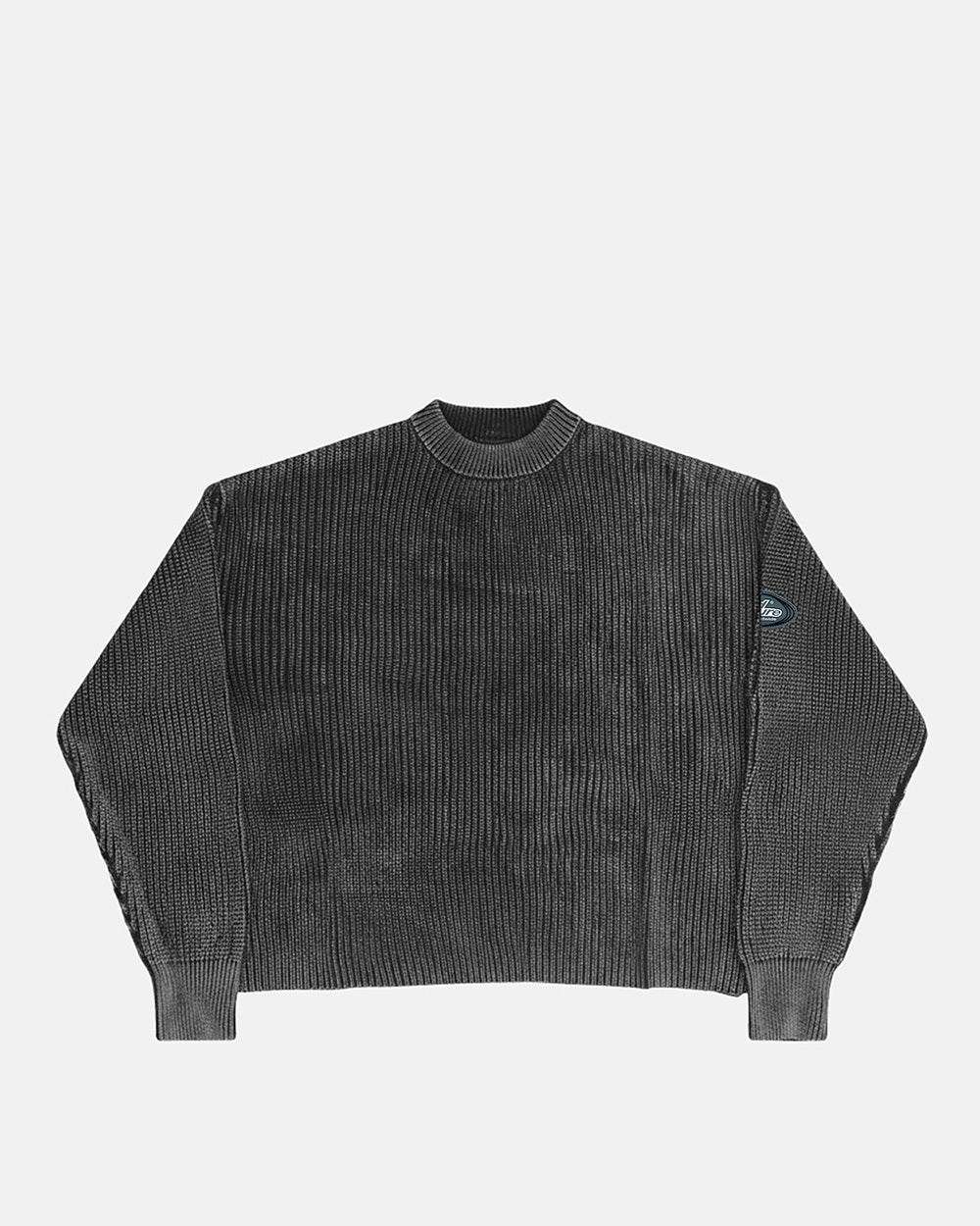 SILICONE DETAIL KNIT DARK BROWN