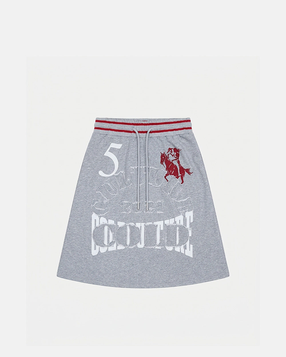 SWING SKIRT HEATHER GREY - Cold Culture #packshot
