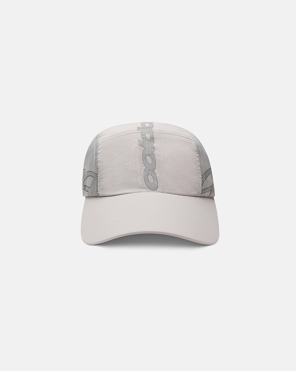 TEK CAP LIGHT GREY - light grey nylon cap, front view - Cold Culture #packshot